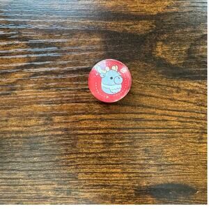 *Handmade Magnet* Woobles Ryker the Caribou Glass Sticker Magnet (Discounted)